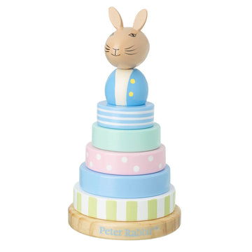 Peter Rabbit™ Wooden Stacking Ring Toy - Orange Tree Toys