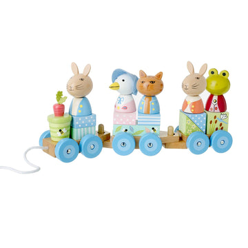 Peter Rabbit™ Wooden Puzzle Train Toy - Orange Tree Toys