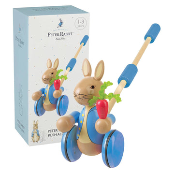 Peter Rabbit Wooden Push Along Toy - Orange Tree Toys