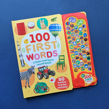 50 Button Photo Sound Book -100 First Words