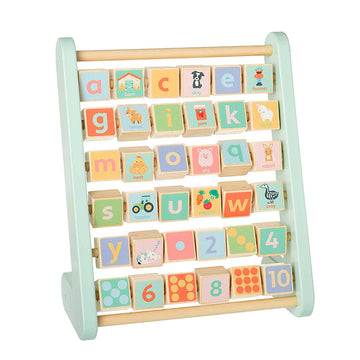 Farm Animal Wooden Alphabet Abacus - Orange Tree Toys