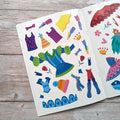 Ballet dress me up sticker sheet