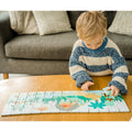 Colourful dinosaur counting toy