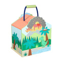 Wooden dinosaur figures play set