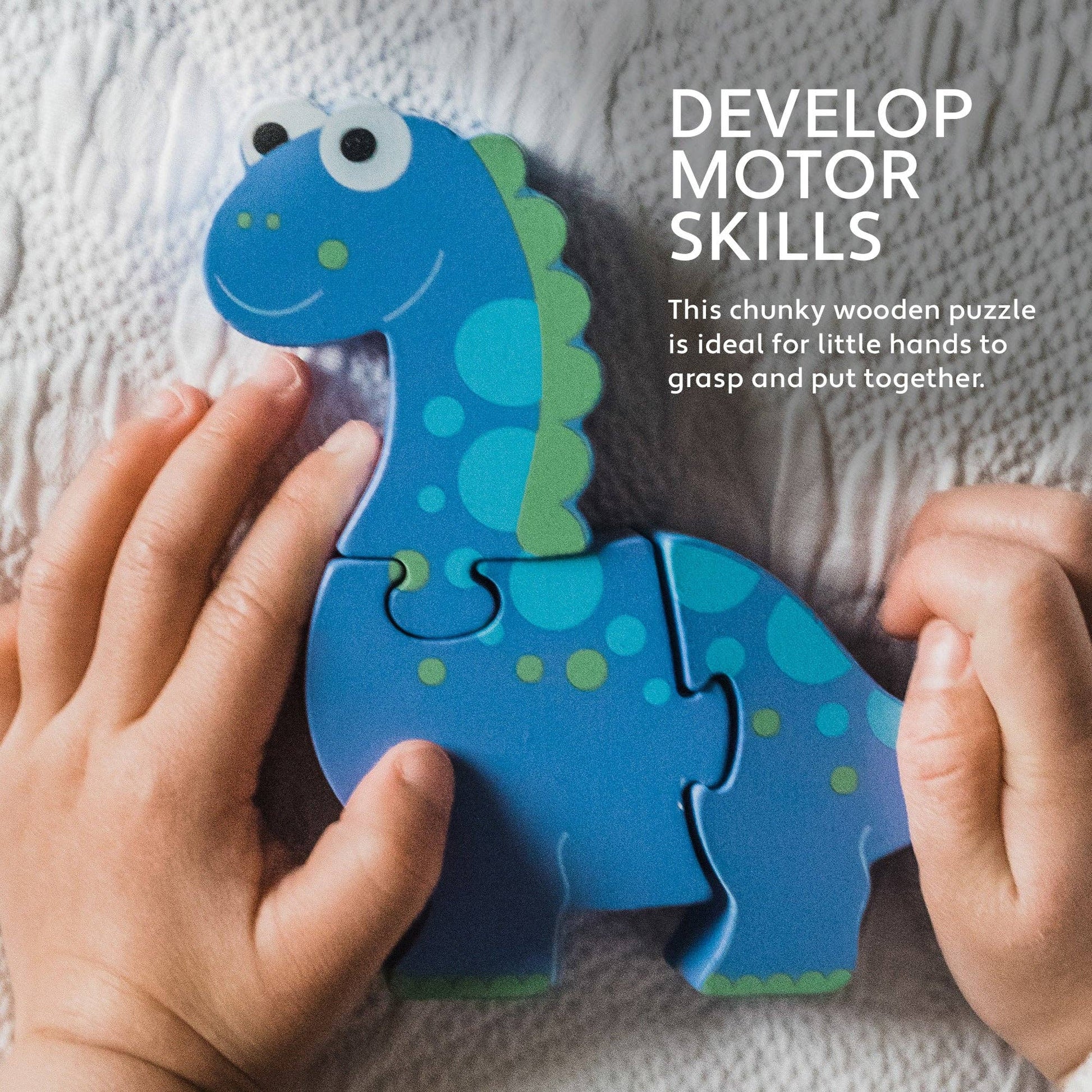 Chunky dinosaur first puzzle