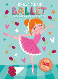 ballet sticker colouring book for kids age 3 to 6
