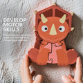 4 piece dinosaur wooden puzzle