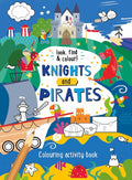 knights and pirates activity book for kids age 4 to 8
