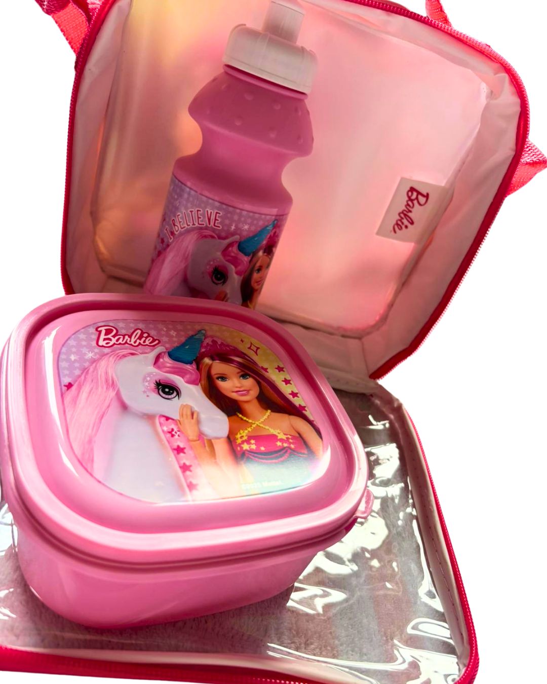 Back to school Barbie lunch bag