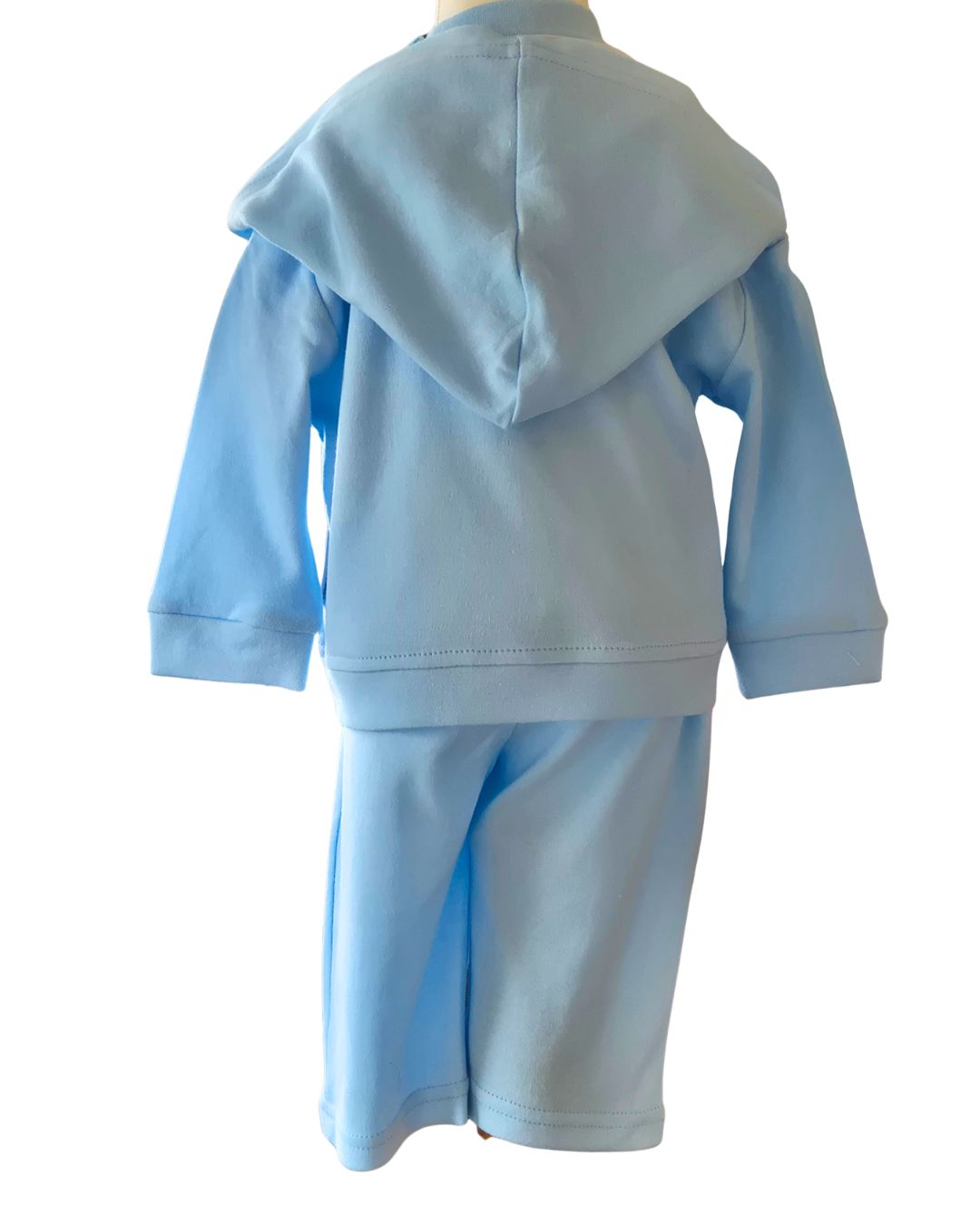 Baby boy 3 piece outfit with zip hoodie