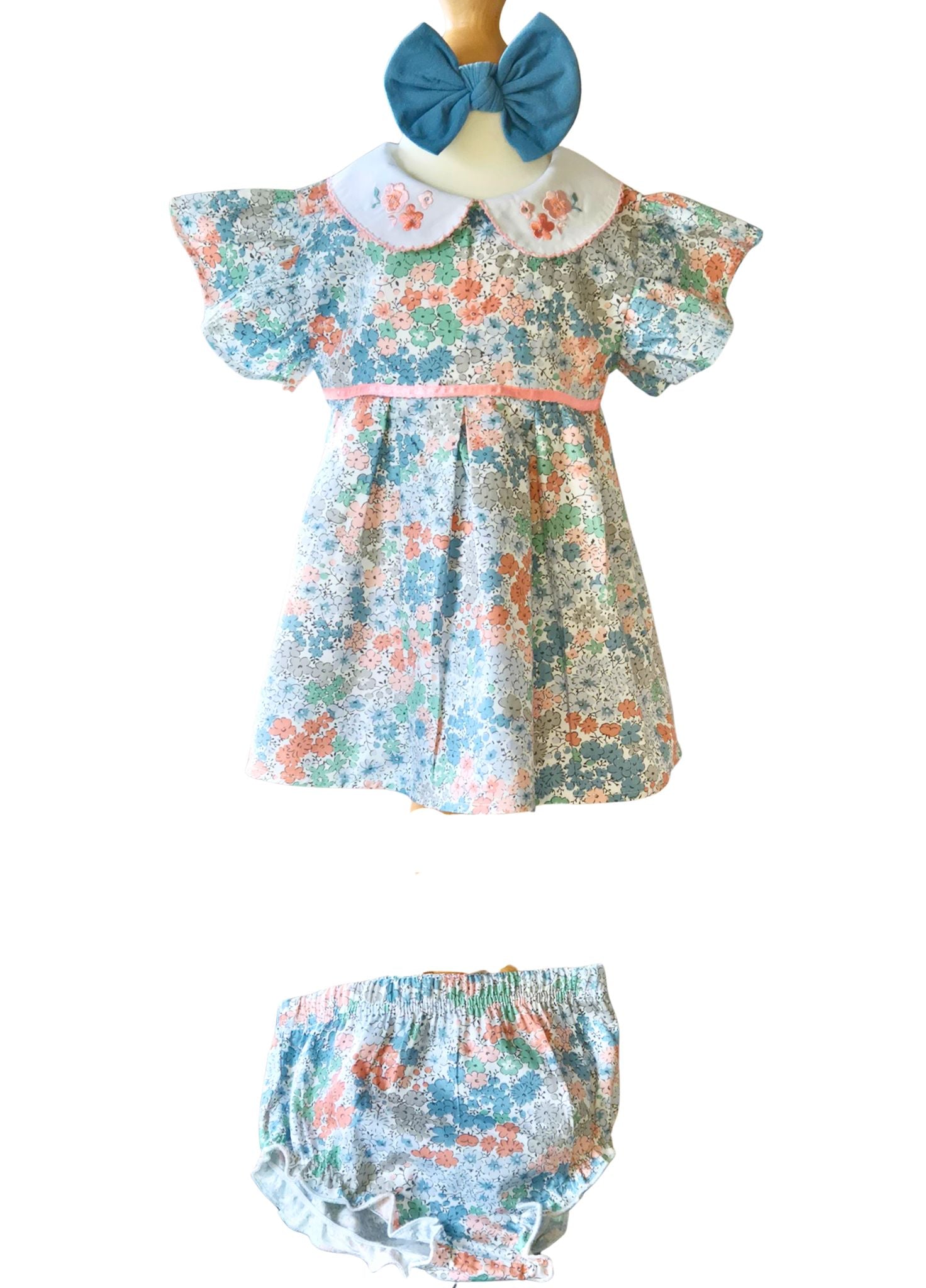 baby boutique floral dress outfit for girls