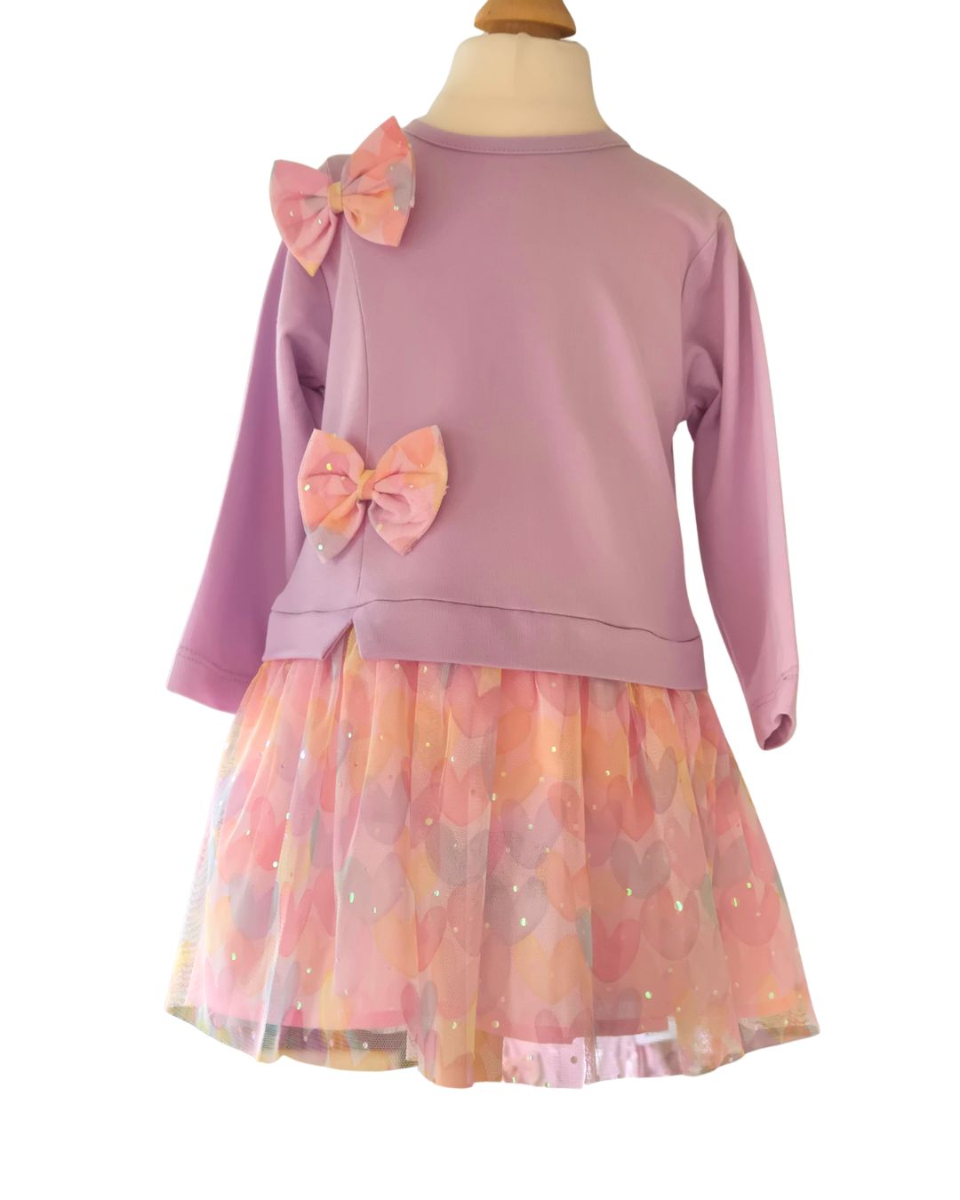 Lilac sparkle dress for girls