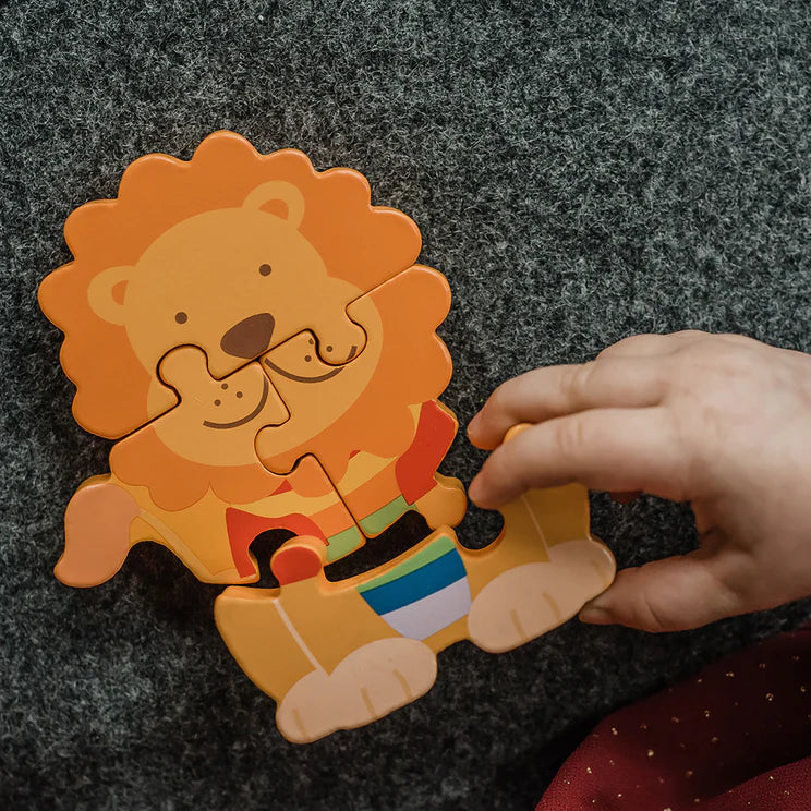 Toddler Wooden Lion Puzzle