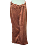 Girls’ mocha co-ord set with matching flared leggings