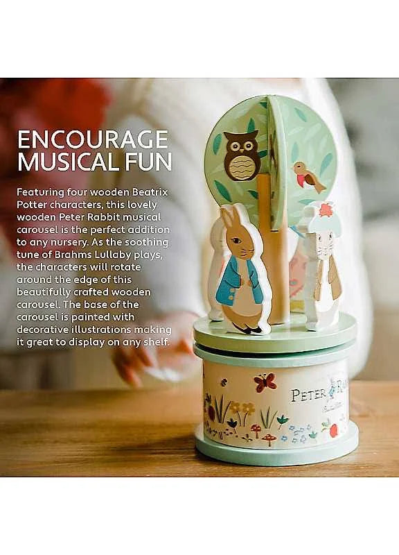 Peter Rabbit Jemima Puddle-Duck Flopsy and Benjamin Bunny carousel
