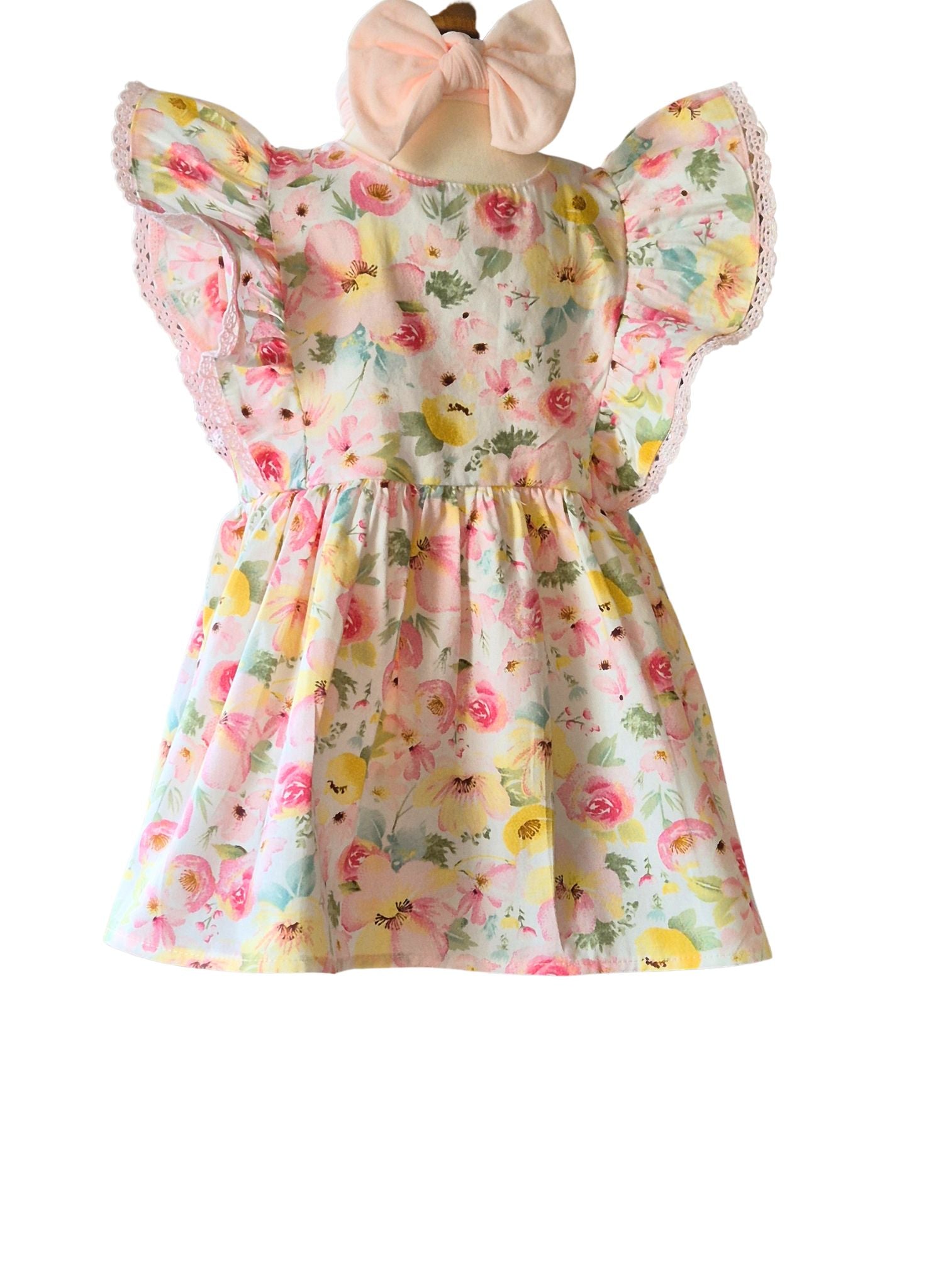 baby boutique floral dress set for girls