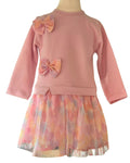 Girls pastel heart party dress age 1–4 years