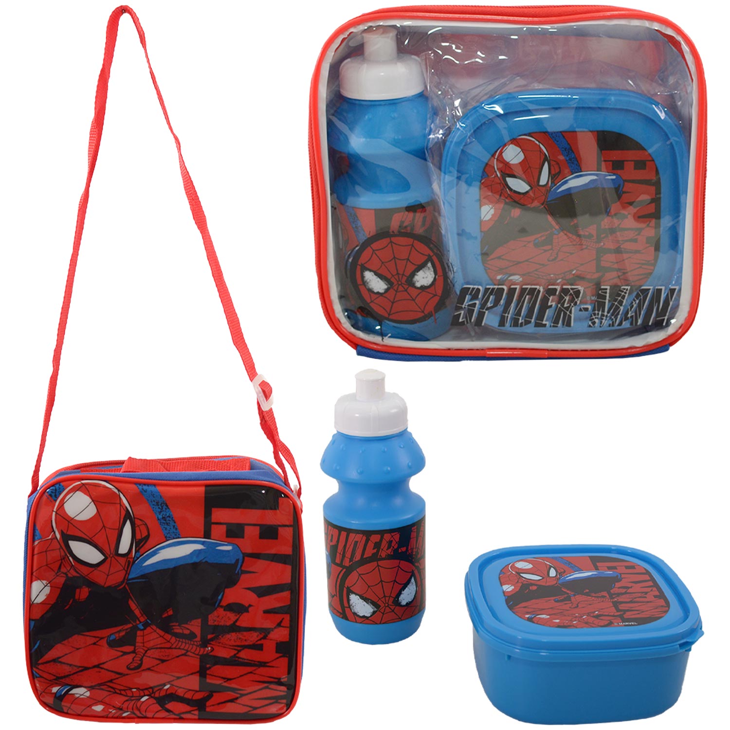 Spiderman school lunch bag