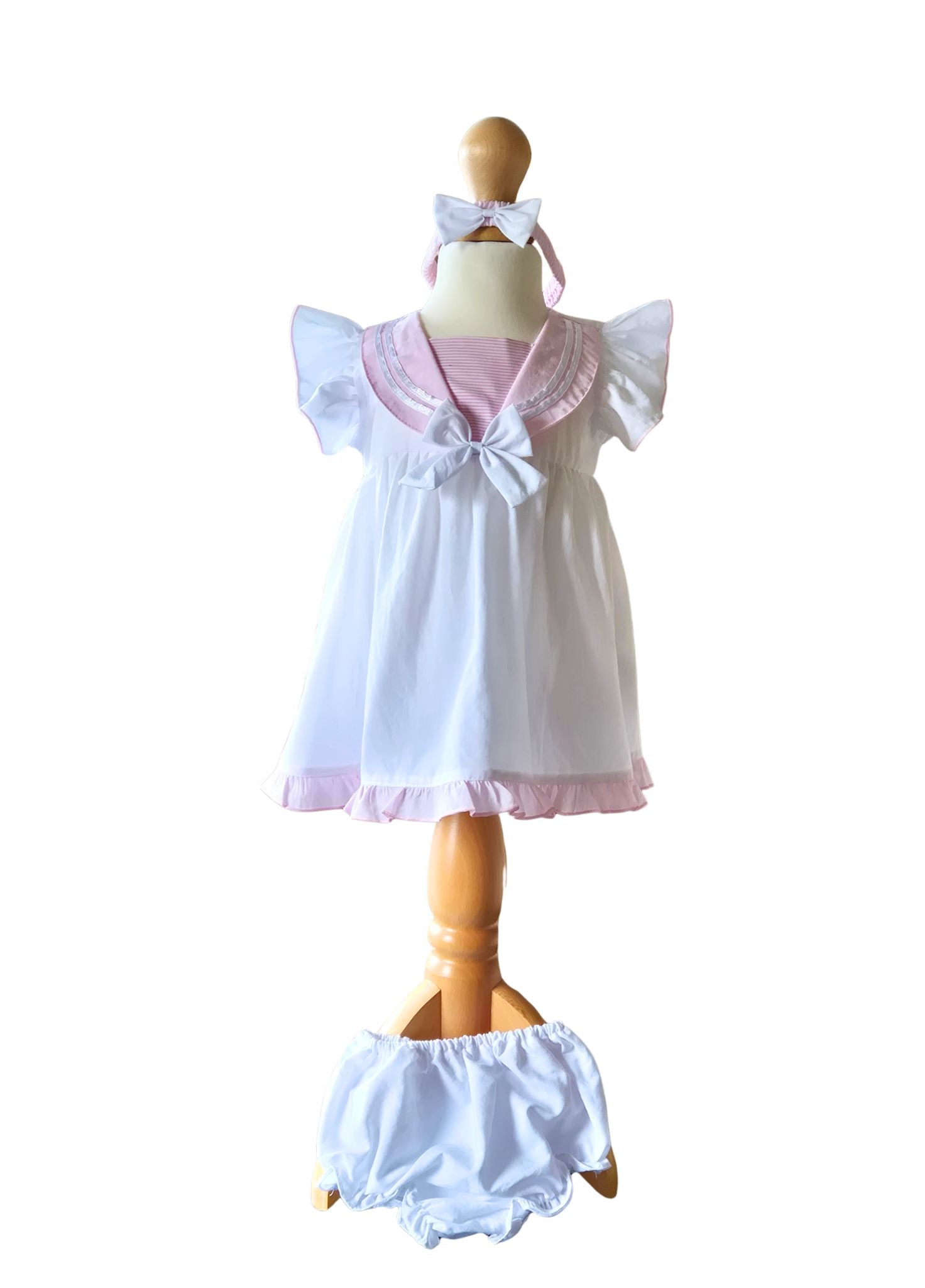 rock a bye baby baby girls sailor dress set