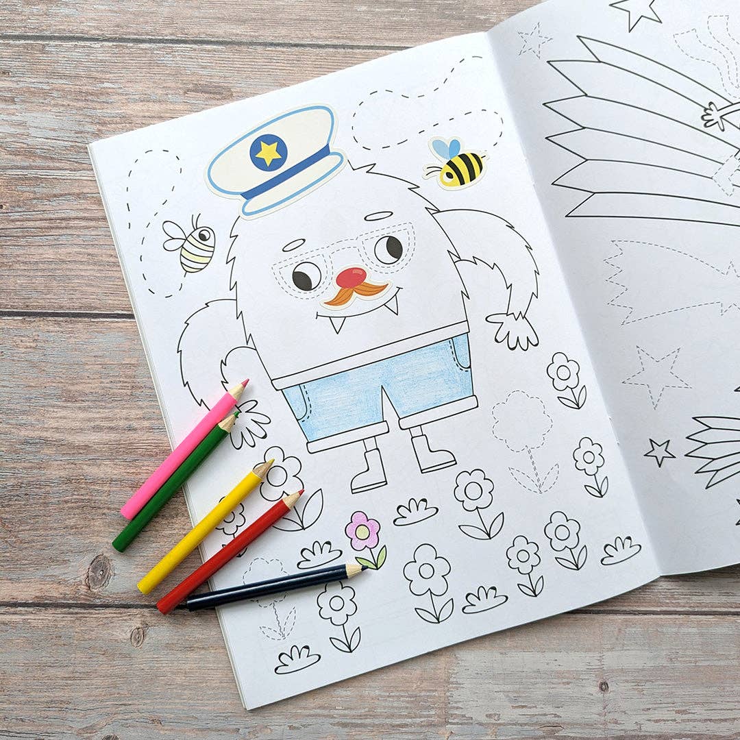 Dress Me Up Colouring & Activity Book – Aliens Sticker Book