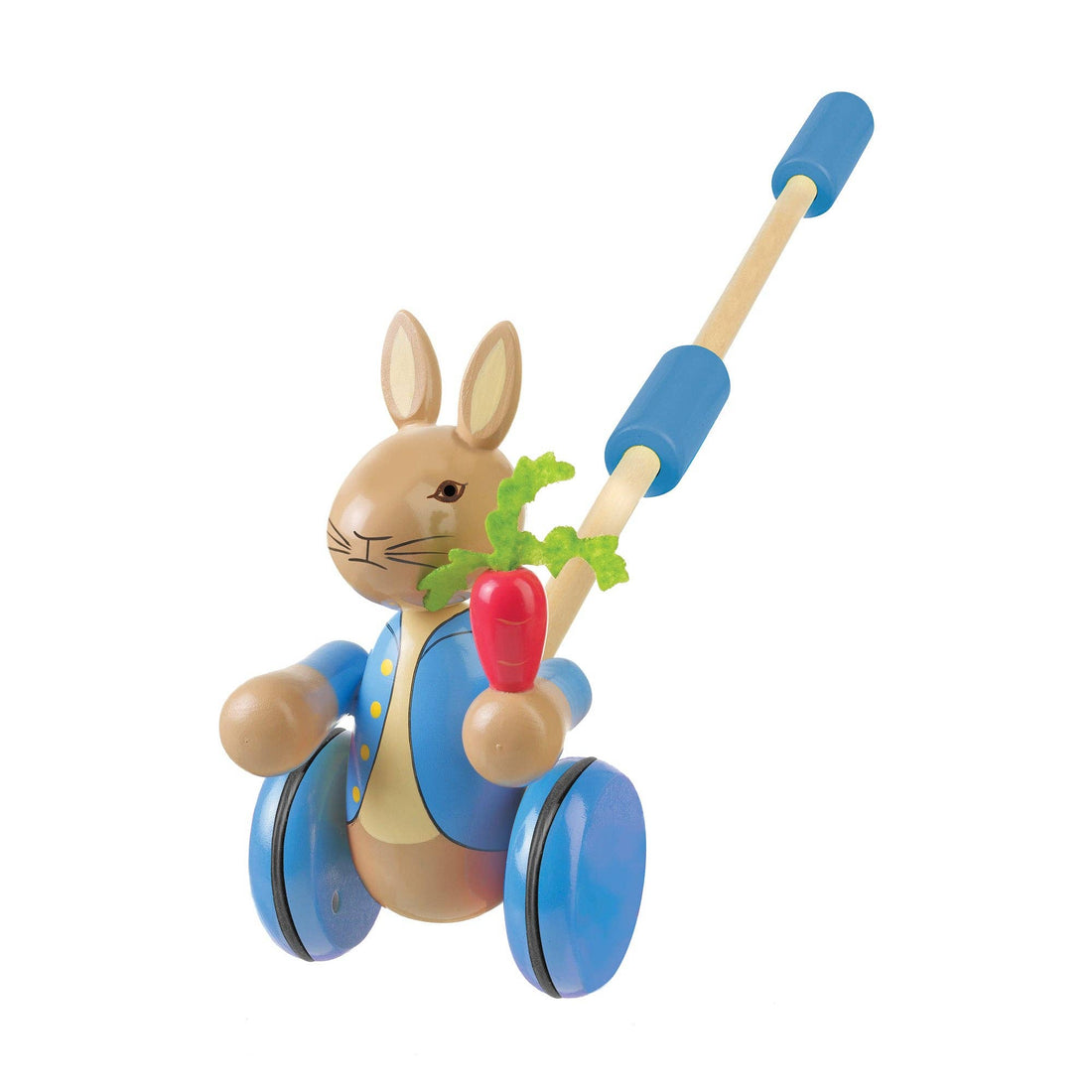 Peter Rabbit Wooden Push Along Toy - Orange Tree Toys