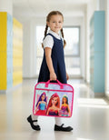 Personalised Barbie zip book bag