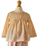 Traditional Spanish girls outfit with lace detail