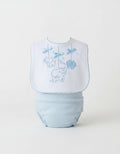Traditional embroidered elephant bib for boys