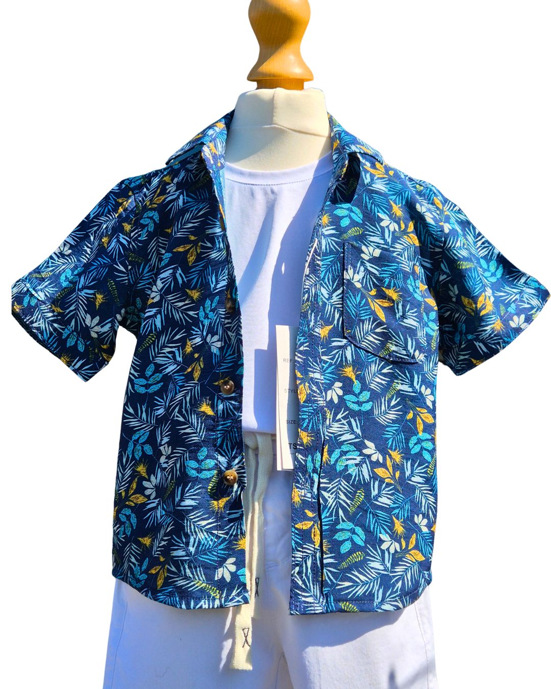 Kids tropical clothing set for boys summer