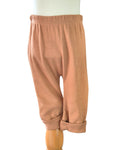 Camel baby boys jogger trousers with elasticated waistband