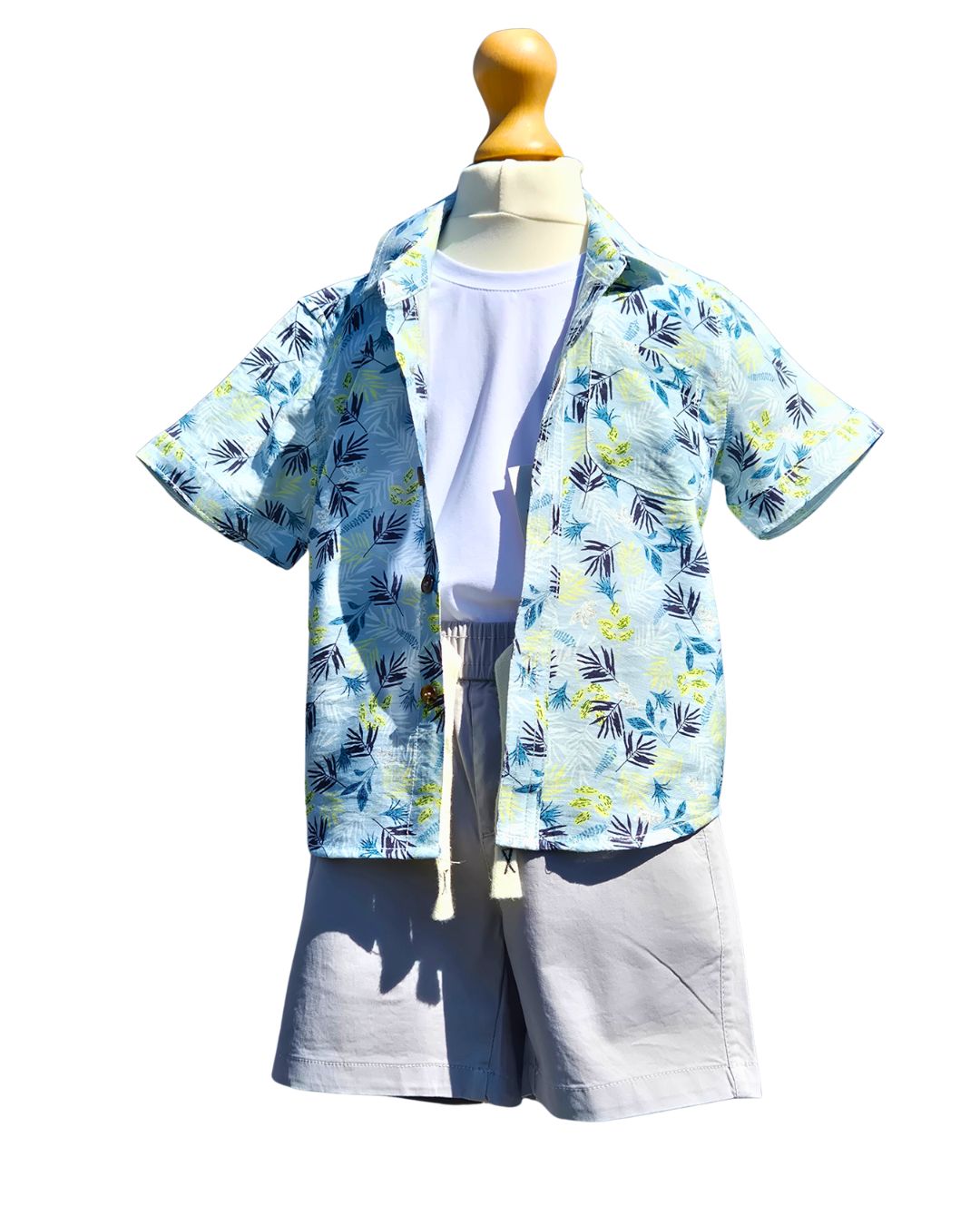 Boys holiday tropical clothing set ages 2 to 8