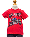 Boys Never Give Up motorbike outfit