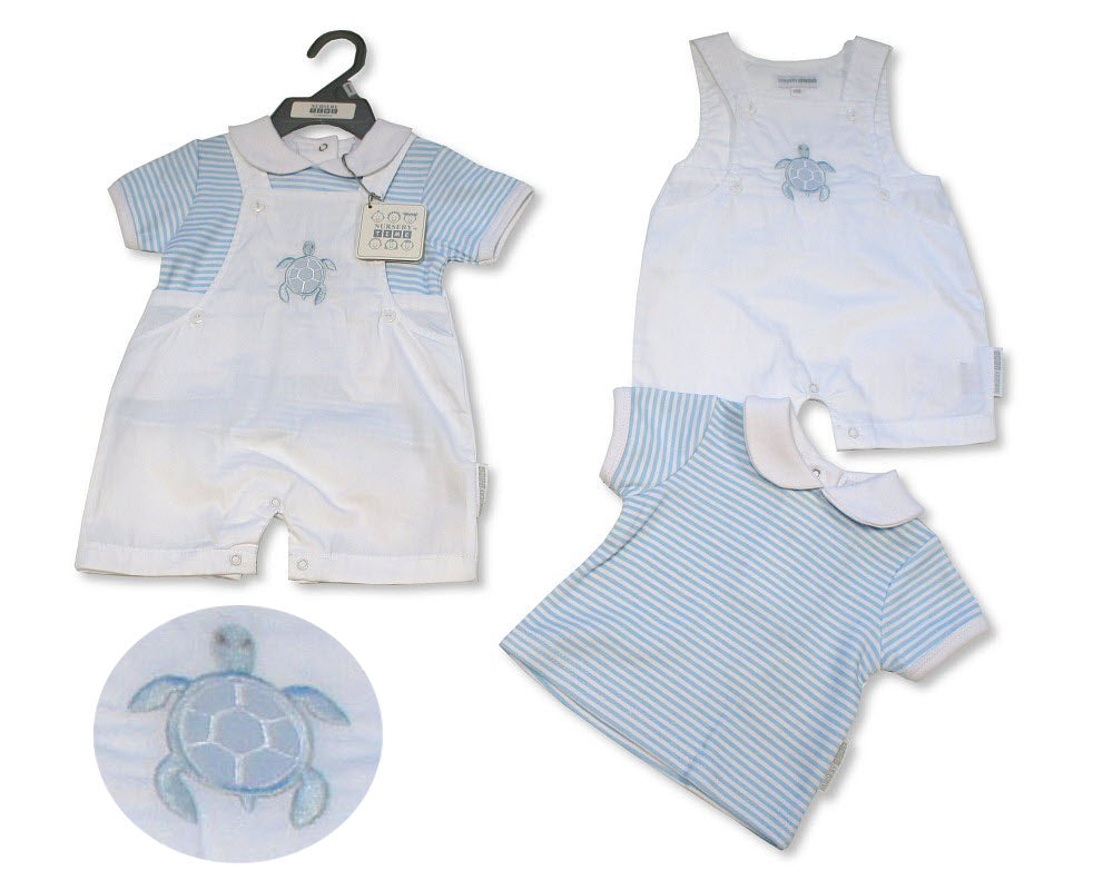 Nursery Time baby clothes with turtle embroidery