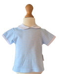 Baby boy outfit with Peter Pan collar