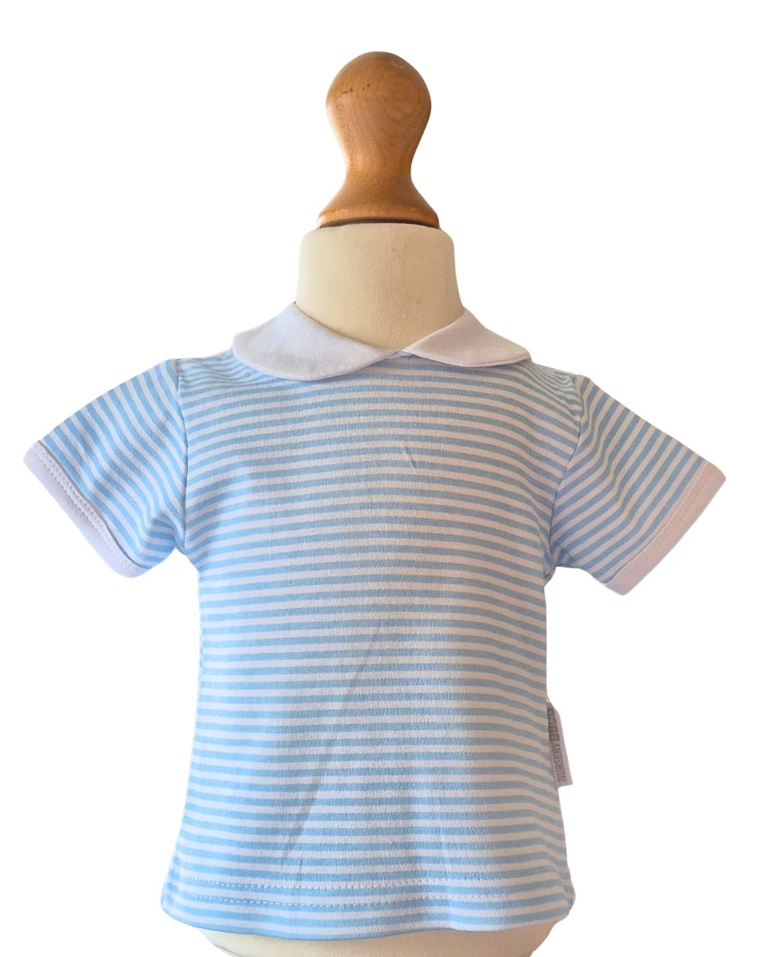 Baby boy outfit with Peter Pan collar