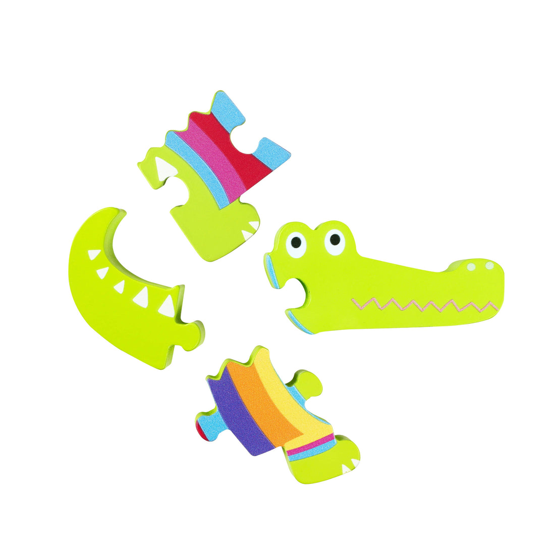 Crocodile Wooden Jigsaw Puzzle - Orange Tree Toys