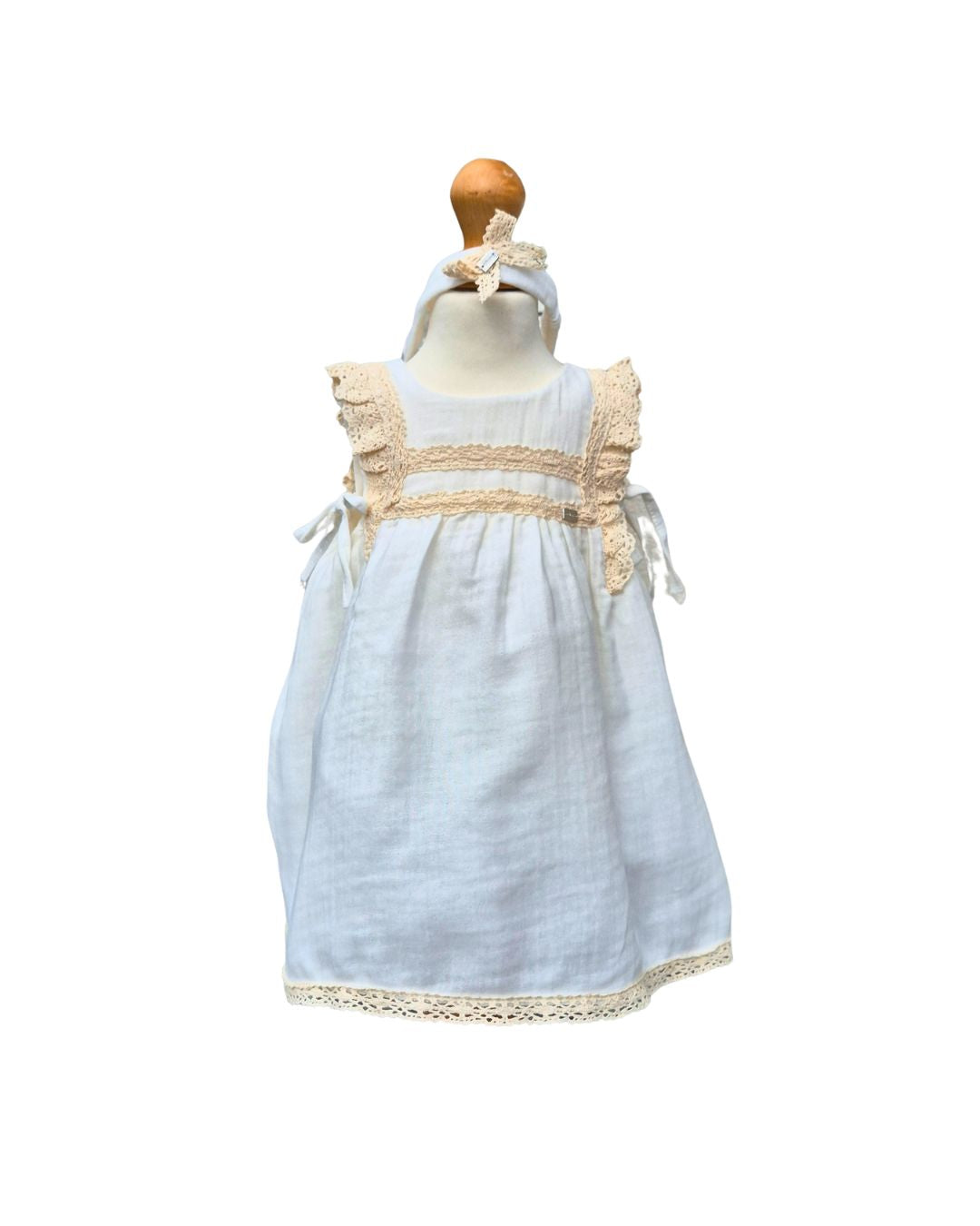 Organic cotton baby occasion dress
