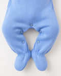 Dandelion baby boy knitted all-in-one with enclosed feet