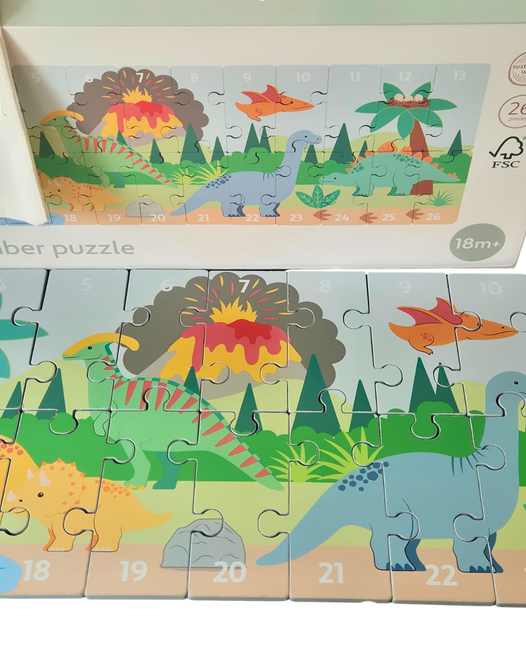 Dinosaur counting puzzle