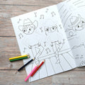 Easter gift alternative colouring book for children