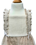 Neutral baby summer playsuit
