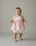 Tongs baby pink swing top set