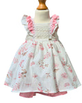 Baby girls cotton dress with hat