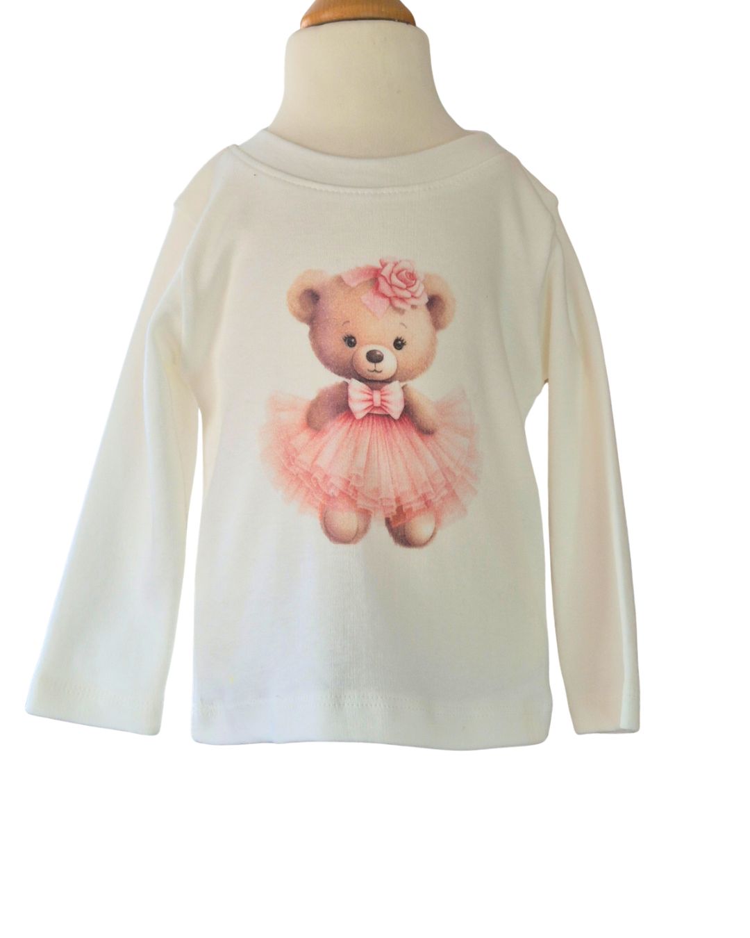 Girls grey teddy 3 piece outfit for babies