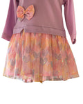 Lilac twirl dress for toddlers