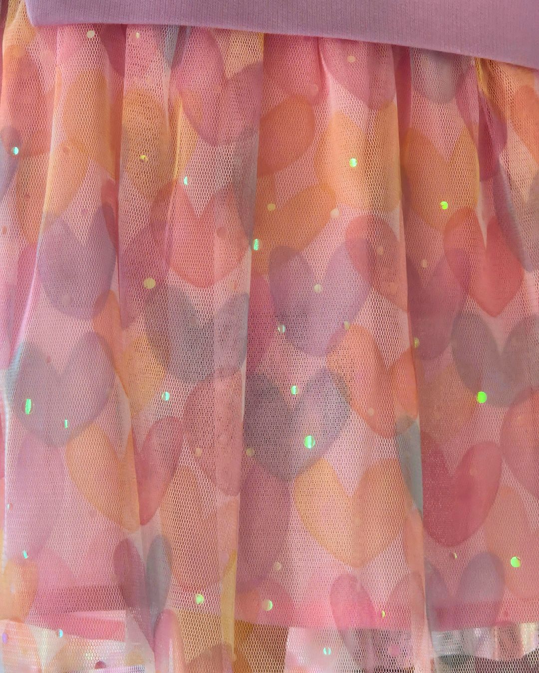 Children's lilac heart dress