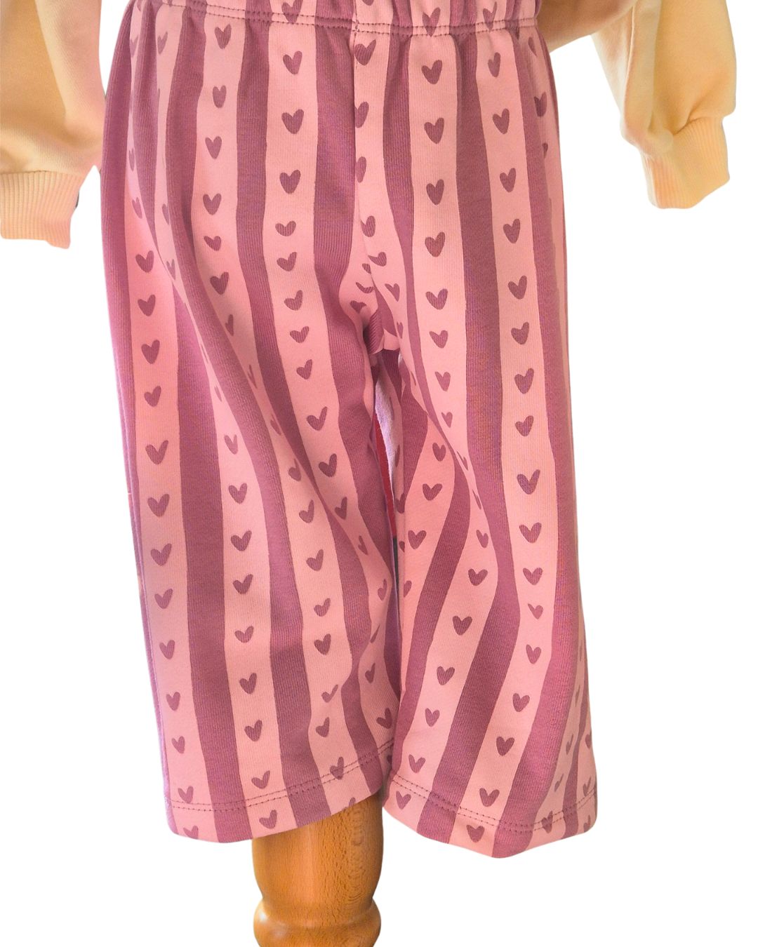 Girls Two Piece Heart Clothing Set