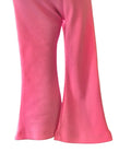 Girls pink flared leggings set