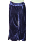 Girls’ flared velour leggings and tiered frill top