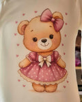 Girls teddy bear clothing set